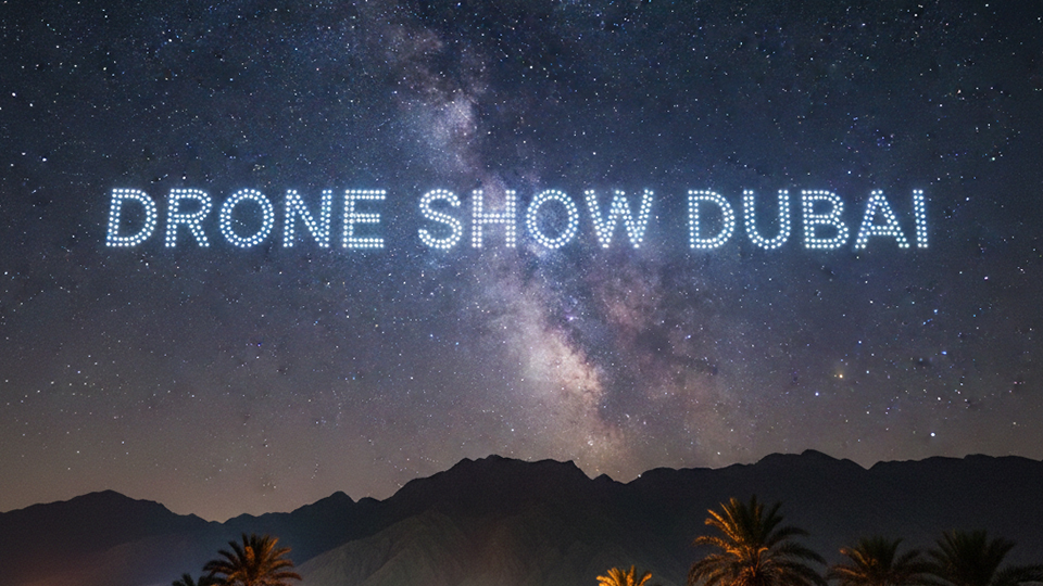 Drone light show in Oman