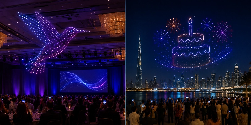 Comparison of indoor and outdoor drone performances